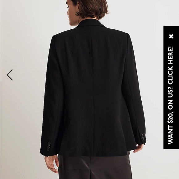 Madewell The Rosedale Blazer in Crepe - Picture 3 of 5